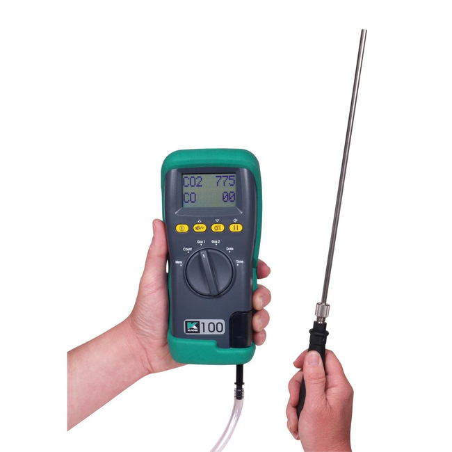 Kane Hand Held CO and CO2 Indoor Air Quality Analyser, 100-1